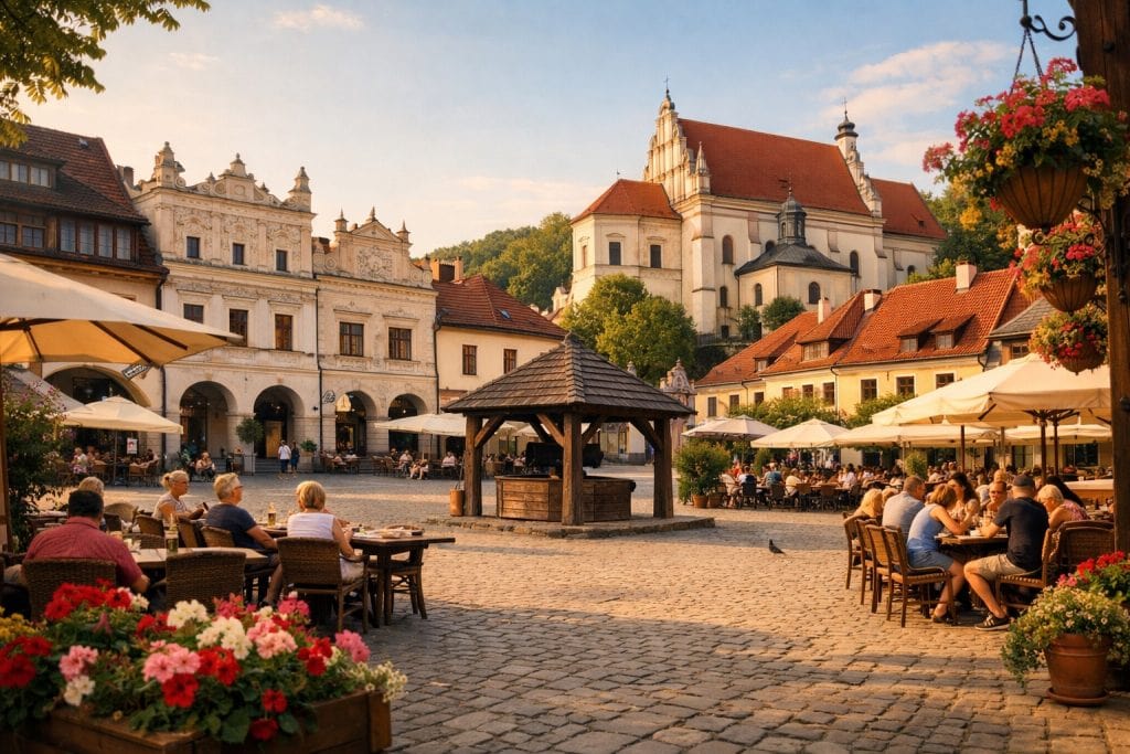 One Day in Poland - Kazimierz Dolny Old Market Square