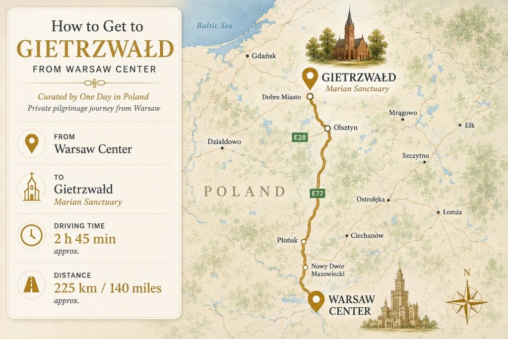 Gietrzwald Marian Apparitions Private Tour from Warsaw