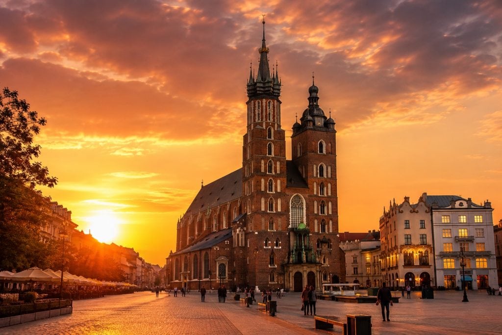 Kraków St. Mary's Church in Krakow , Private trip to Kraków.
